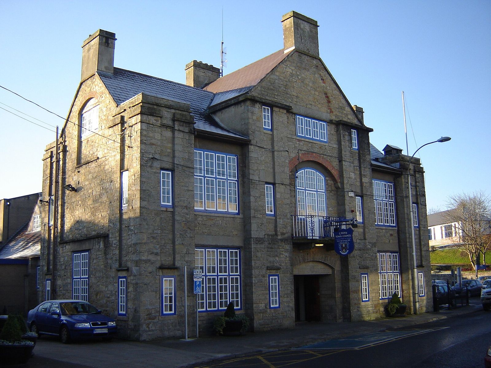 Cavan Town Hall on Market Street in Cavan town